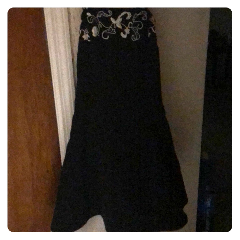 black dress
